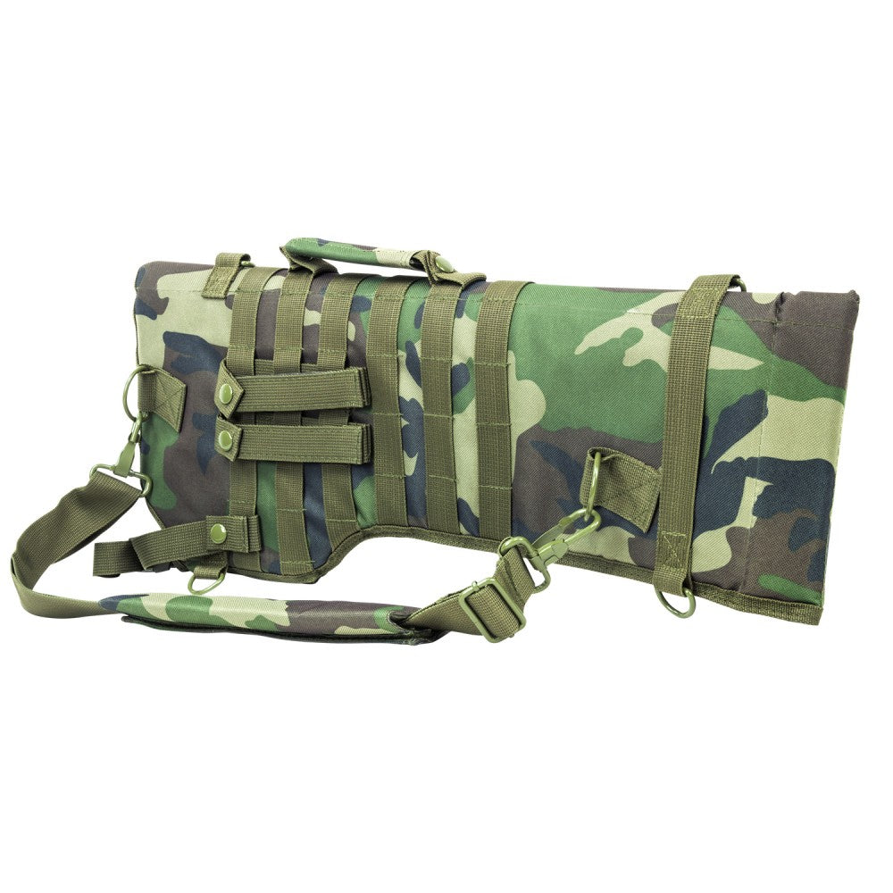 Vism Tactical Rifle Scabbard in Woodland Camo by NcSTAR