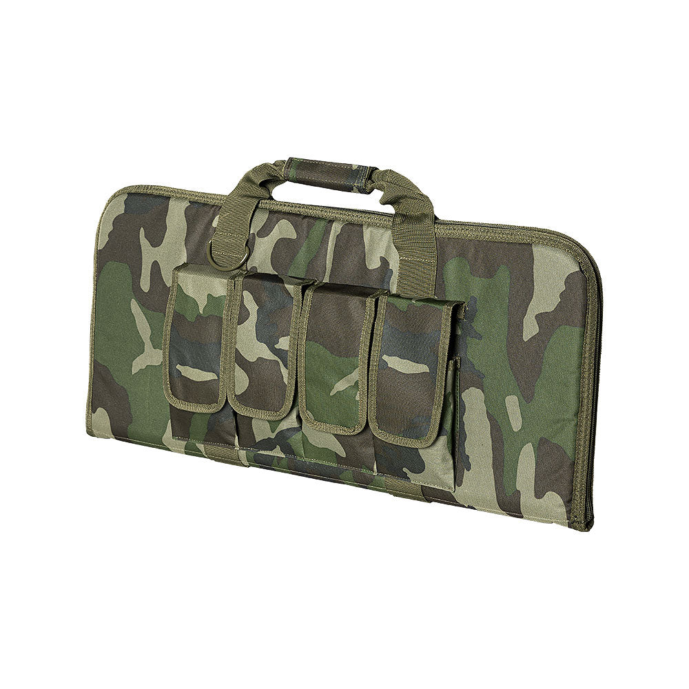 VISM AR15/AK Carbine Pistol Case 28"x13" Woodland Camo