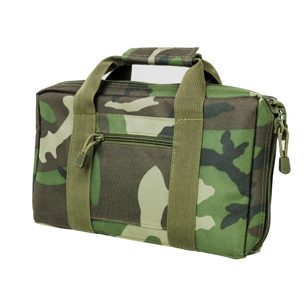 VISM Discreet Pistol Case Woodland Camo