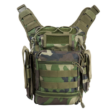 Vism PVC First Responder Shoulder Bag Woodland Camo