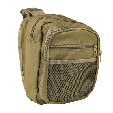 VISM CCW Concealed Carry Satchel Bag 9"x7.5"x4.75" Tan