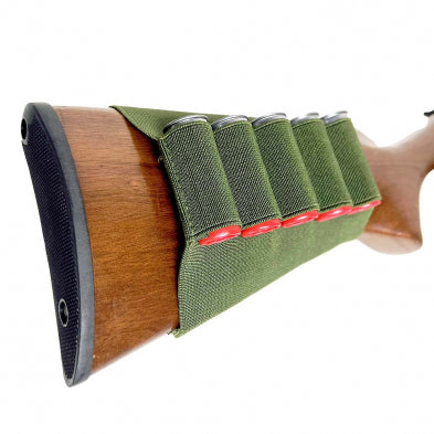 Vism ButtStock Shotshell Holder Green by NcSTAR
