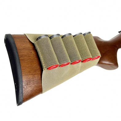 Vism ButtStock Shotshell Holder Tan by NcSTAR