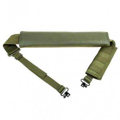 NcSTAR VISM Shotgun Bandolier Sling with Swivel Hardware Green
