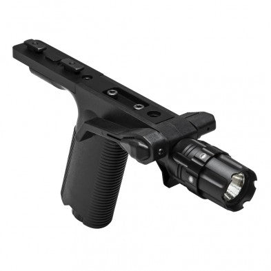 NcSTAR VISM Vertical Grip with Strobe Flashlight 250 Lumens, M-LOK, Black