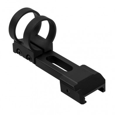 VISM Picatinny 1" Extended Ring Mount for Flashlights - Black