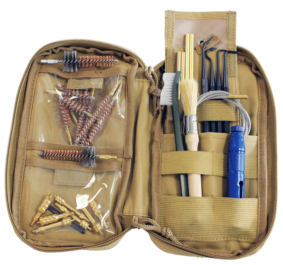 Birchwood Casey 41651 Range Cleaning Kit Handgun & Rifle 29 Pieces Tan