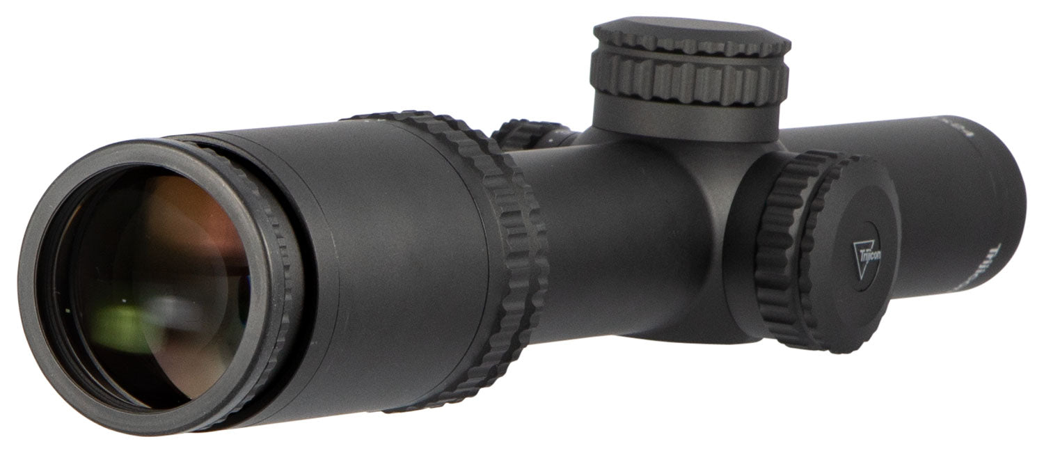 Trijicon 1900001 AccuPower 1-4x24mm 30mm Tube Black Illuminated Green MOA-Dot Crosshair SFP Scope