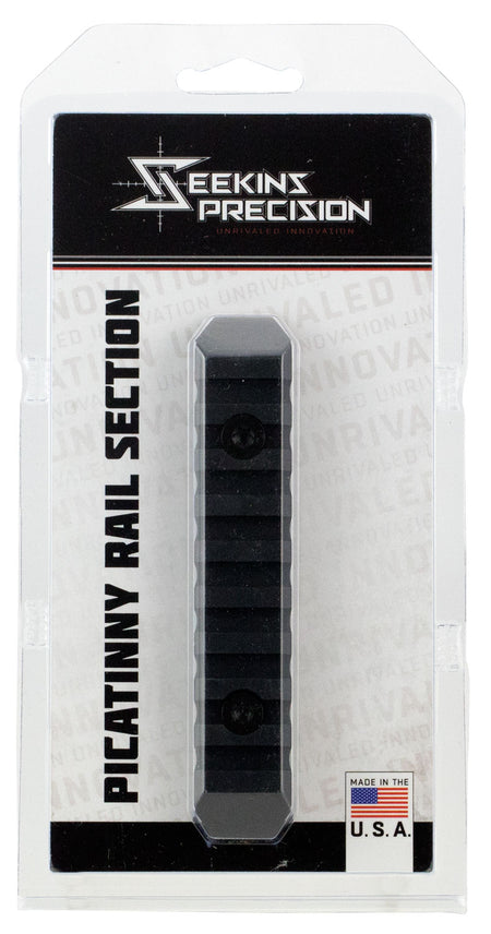 Seekins Precision M-LOK Rail Section 9 Slots Black Anodized