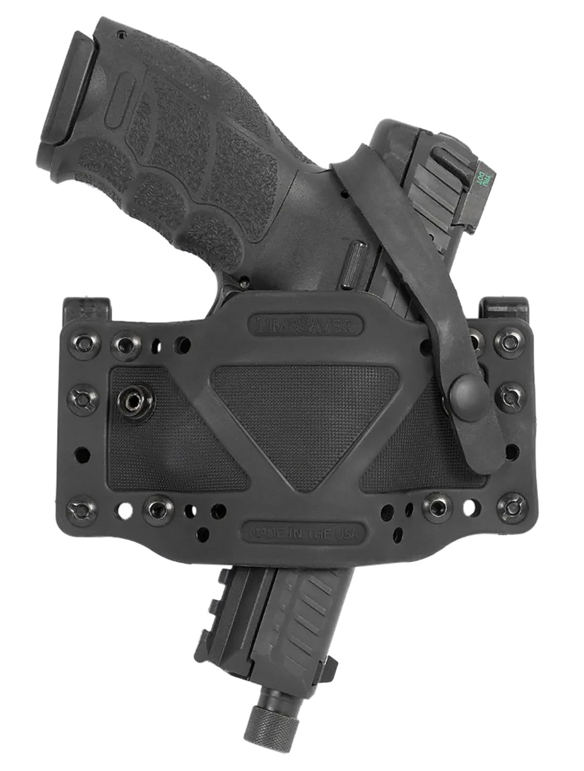 Limbsaver 12504 CrossTech IWB/OWB Black Polymer Belt Clip Universal Handgun Holster Ambidextrous