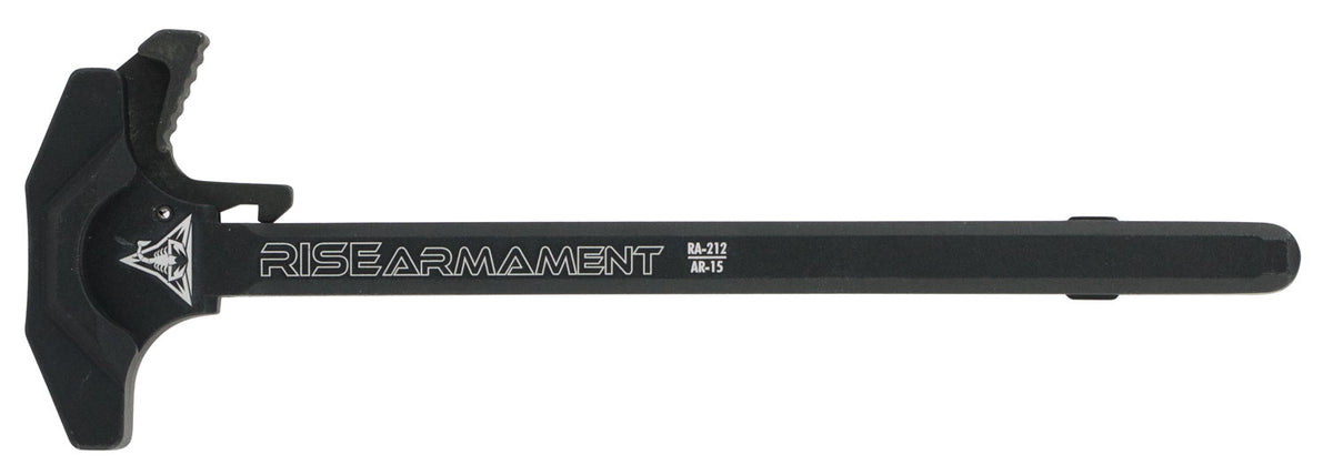 Rise Armament RA212 Extended Charging Handle Black 7075 Aluminum for AR-15