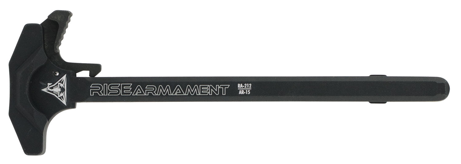 Rise Armament RA212 Extended Charging Handle Black 7075 Aluminum for AR-15