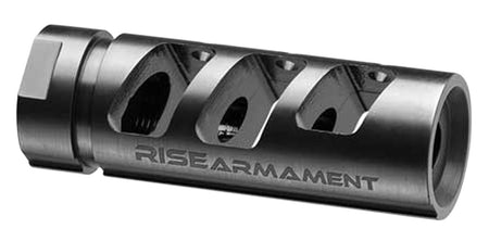 Rise Armament RA701223BLK RA-701 Compensator Black Nitride 416R Stainless 1/2"-28 tpi 5.56x45mm NATO AR Platform