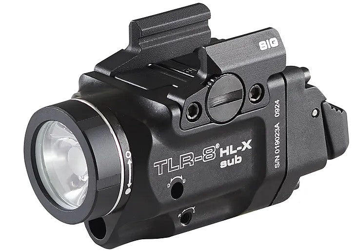 Streamlight TLR-8 HL-X Sub USB Gun Light for GLOCK 43X/48MOS, Black