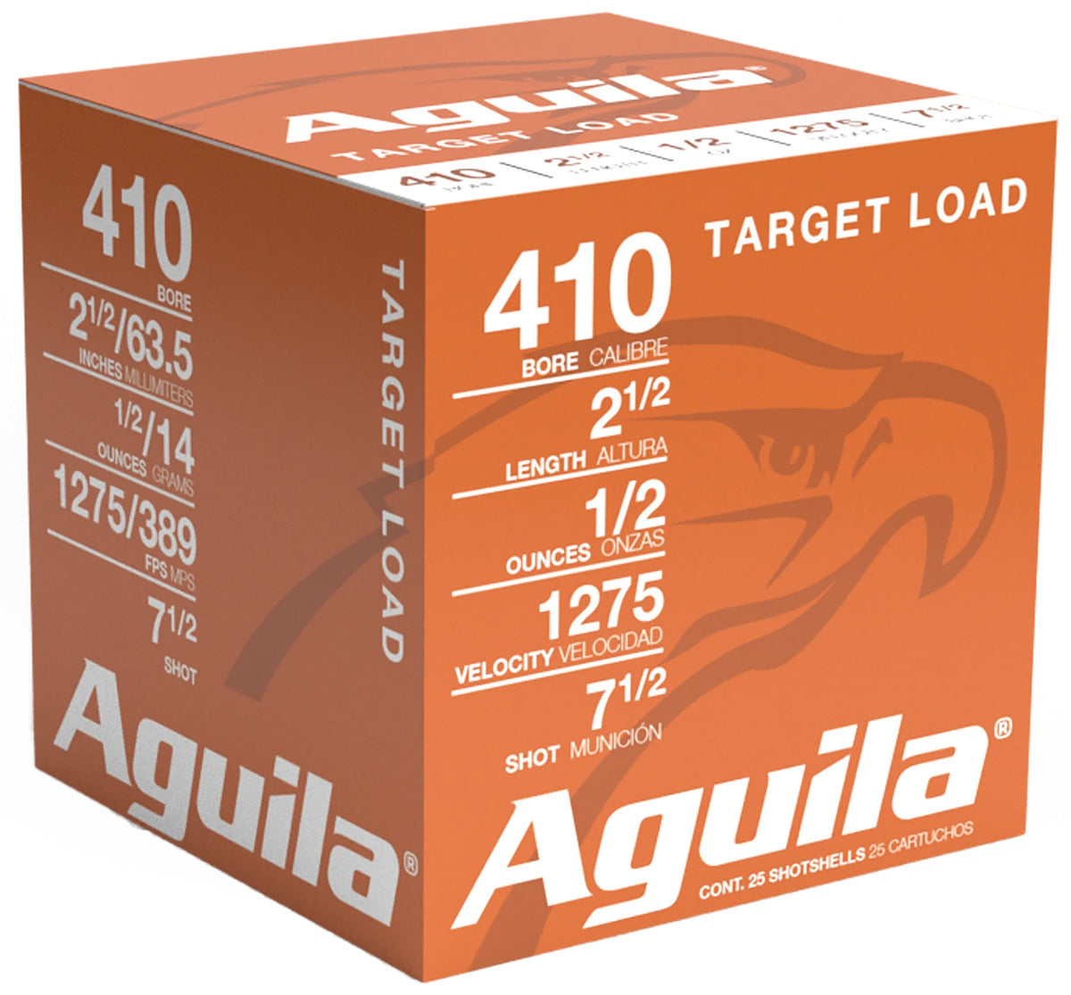 Aguila Sub-Gauge High Velocity .410 Bore 2.5 in / 2.5 in #7.5 1/2 oz