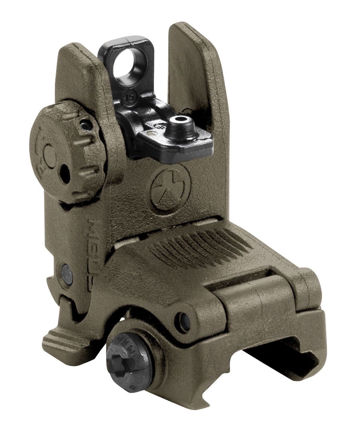 Magpul MAG248-ODG MBUS Rear Backup Sight Olive Drab Green Polymer AR-15