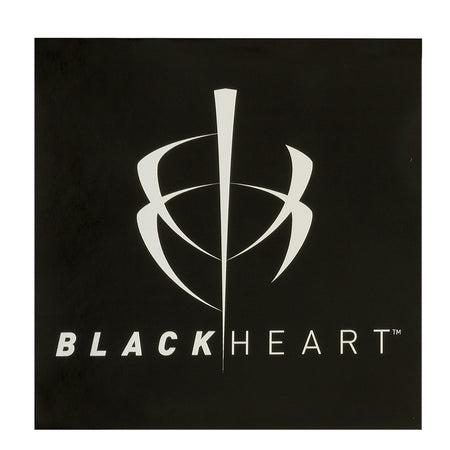 BlackHeart Logo Decal 5x5 in. UV Coated Chrome