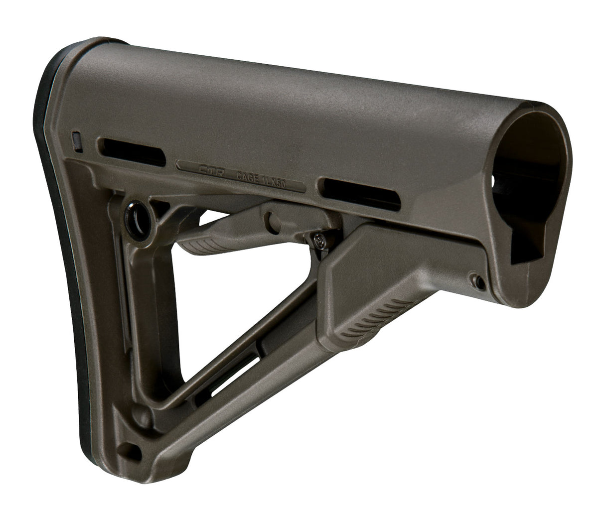 Magpul MAG310-ODG CTR Carbine Stock OD Green Synthetic for AR-15/M16 Mil-Spec Tube