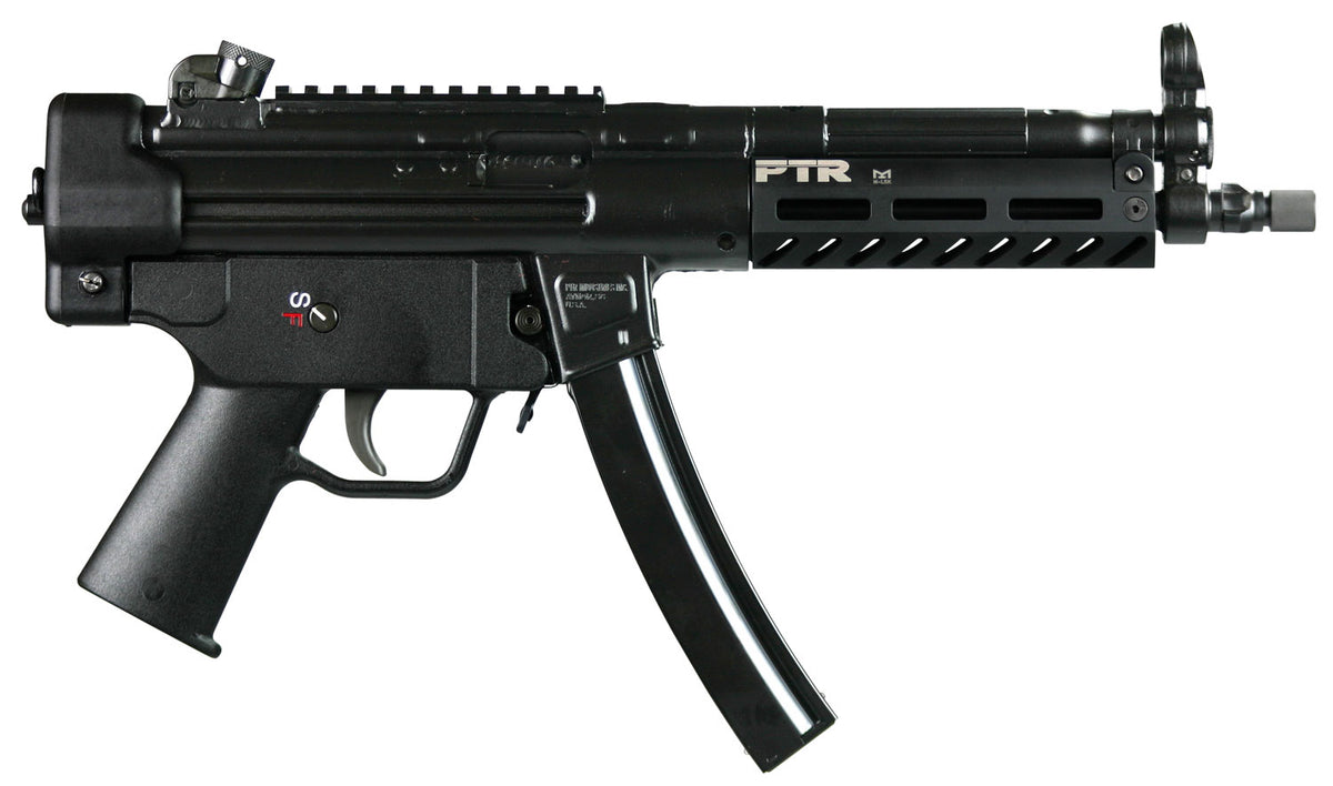 PTR 601 9CT Pistol 9mm Luger 8.86" 30+1 Black Threaded 1/2 x 28 Top Rail
