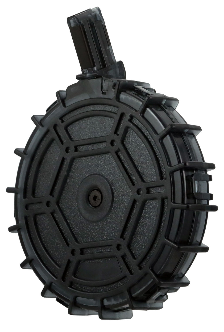 ProMag REMA4 70rd Drum Magazine 22 LR Fits Remington 597 Smoke Polycarbonate