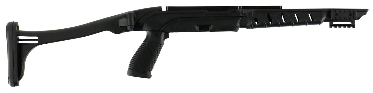 ProMag PM278 Tactical Folding Stock with Pistol Grip for Remington 597, Black Synthetic