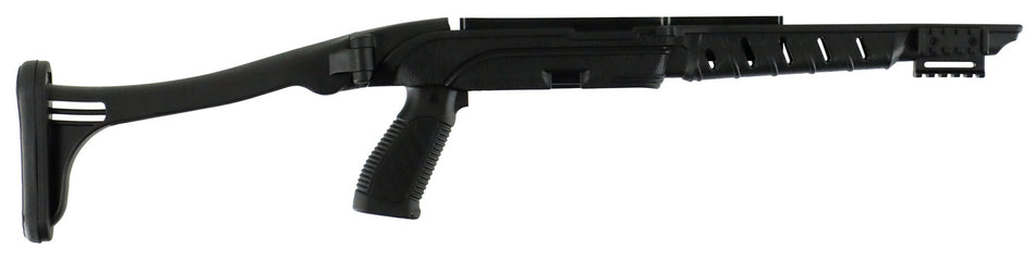 ProMag PM278 Tactical Folding Stock with Pistol Grip for Remington 597, Black Synthetic