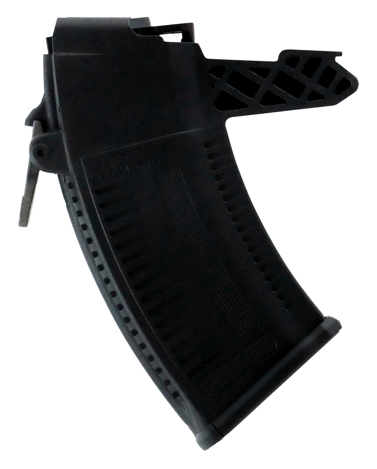 Archangel LVX 20rd 7.62x39mm SKS Compatible Black Polymer Magazine with Lever Release