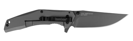 Kershaw 8300 DuoJet 3.25" Folding Clip Point Plain Gray TiCN 8Cr13MoV SS Blade Gray TiCN Stainless Steel Handle w/ Pocket Clip