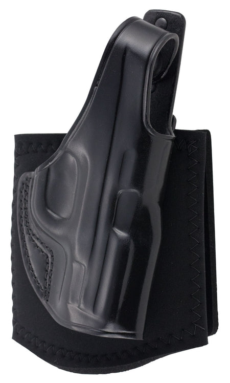 Galco Ankle Glove Holster Black Leather Fits Ankles up to 13" S&W M&P Shield Right Hand