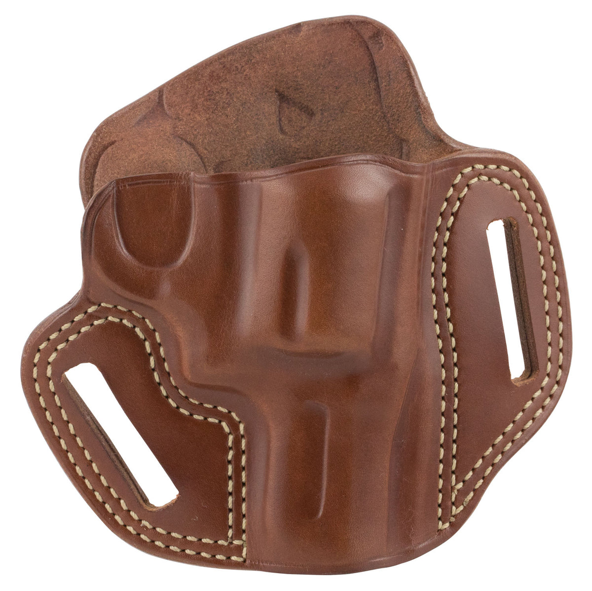 Galco Combat Master OWB Belt Holster Tan Leather S&W L Frame Right Hand