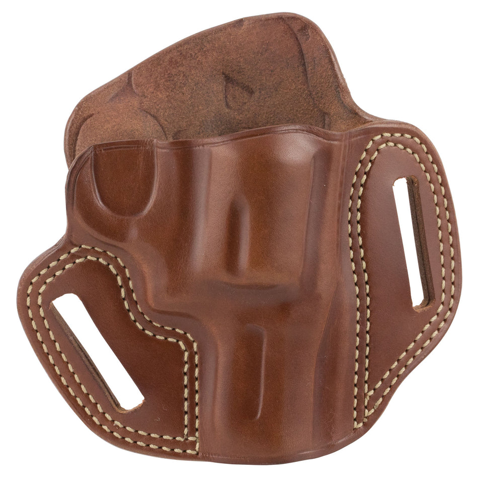 Galco Combat Master OWB Belt Holster Tan Leather S&W L Frame Right Hand