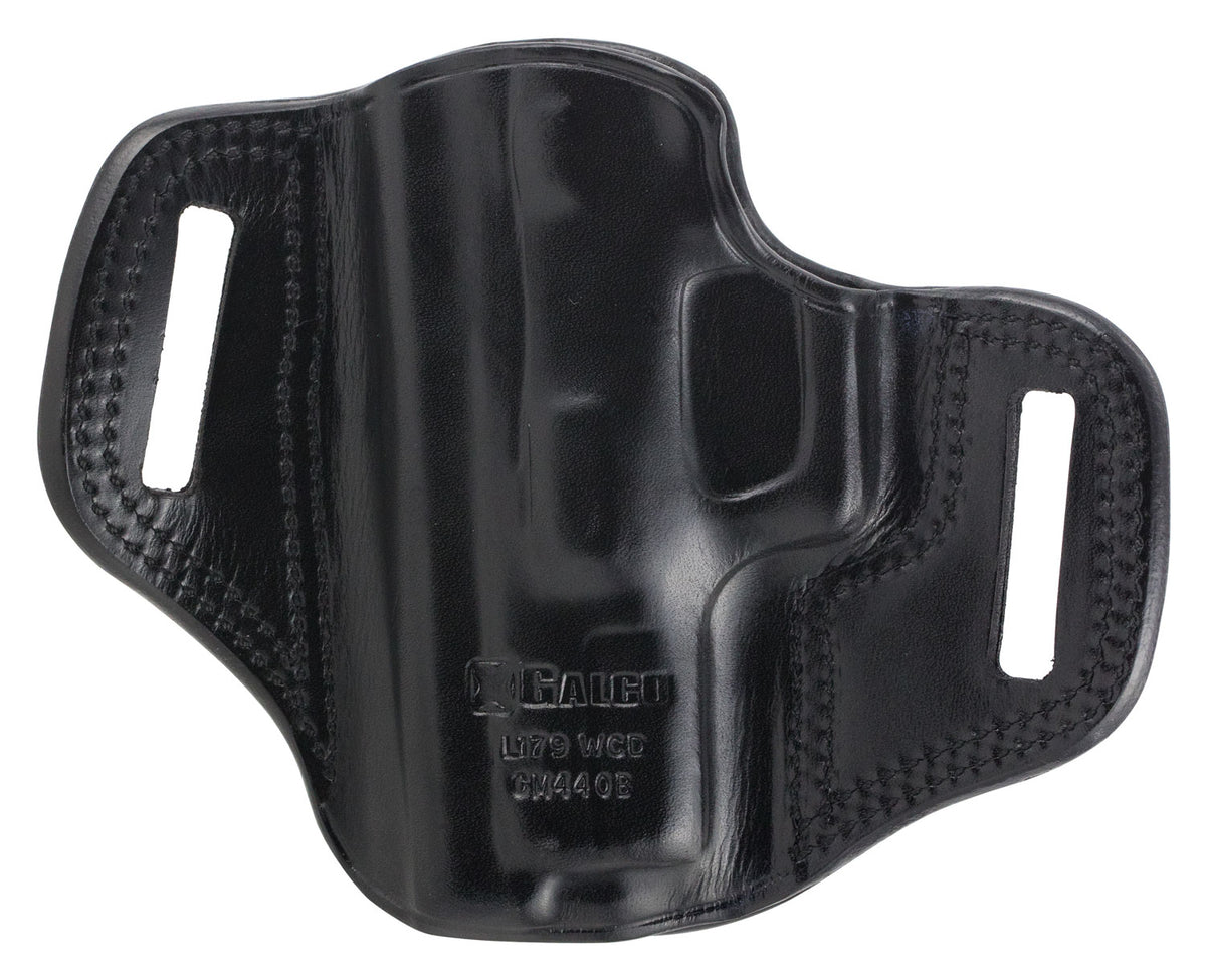 Galco CM440B Combat Master OWB Black Leather Belt Slide Holster for Springfield XD/XD-M Right Hand