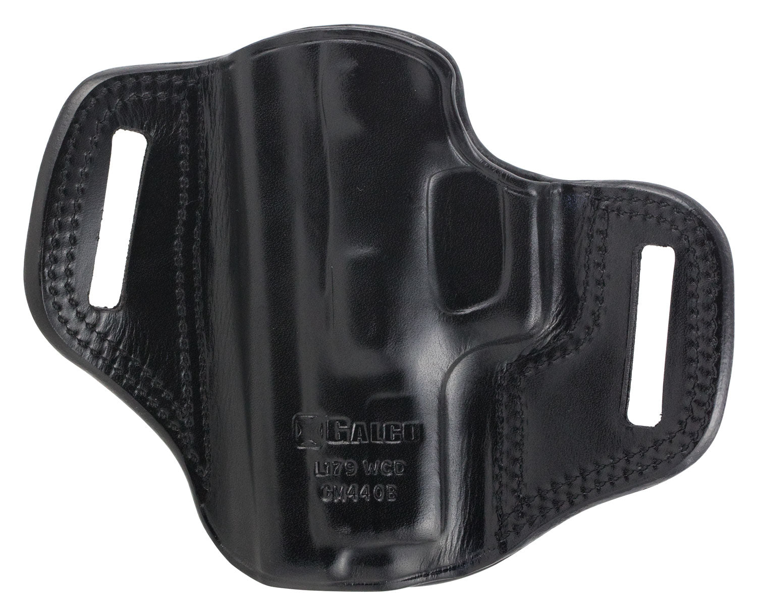 Galco CM440B Combat Master OWB Black Leather Belt Slide Holster for Springfield XD/XD-M Right Hand