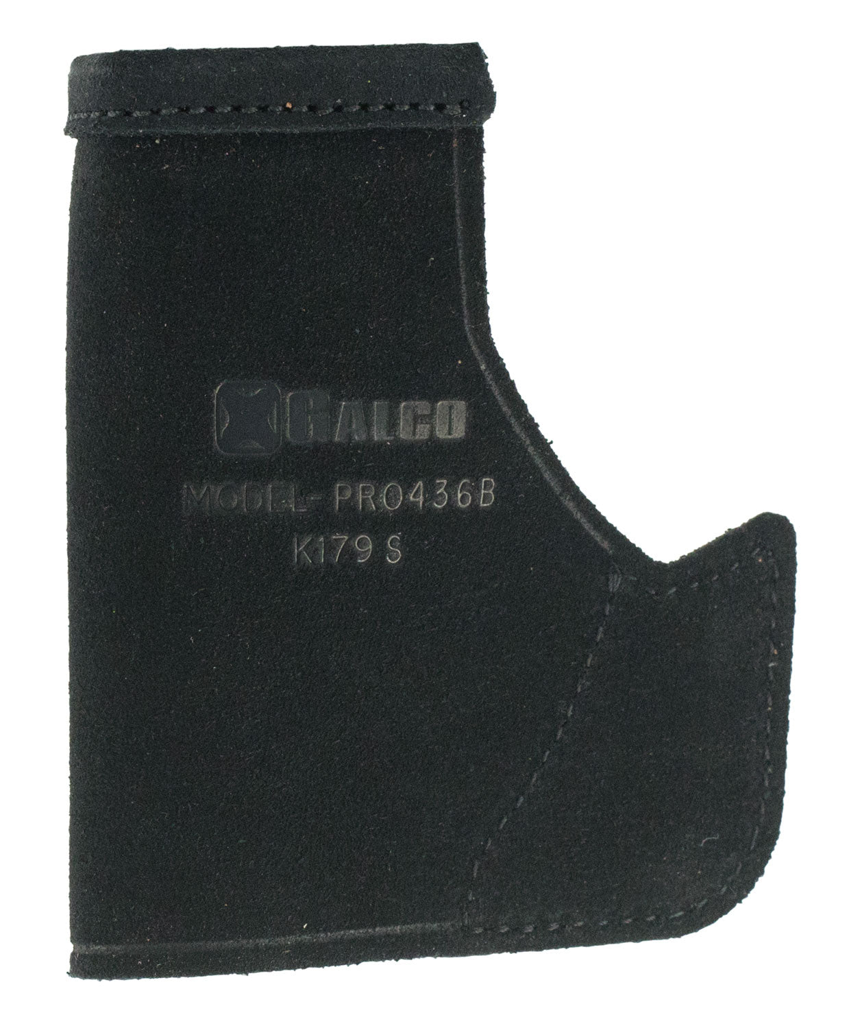 Galco PRO436B Pocket Protector Black Leather Pocket Holster for Ruger LCP/Kel-Tec P-32/NAA Guardian Ambidextrous