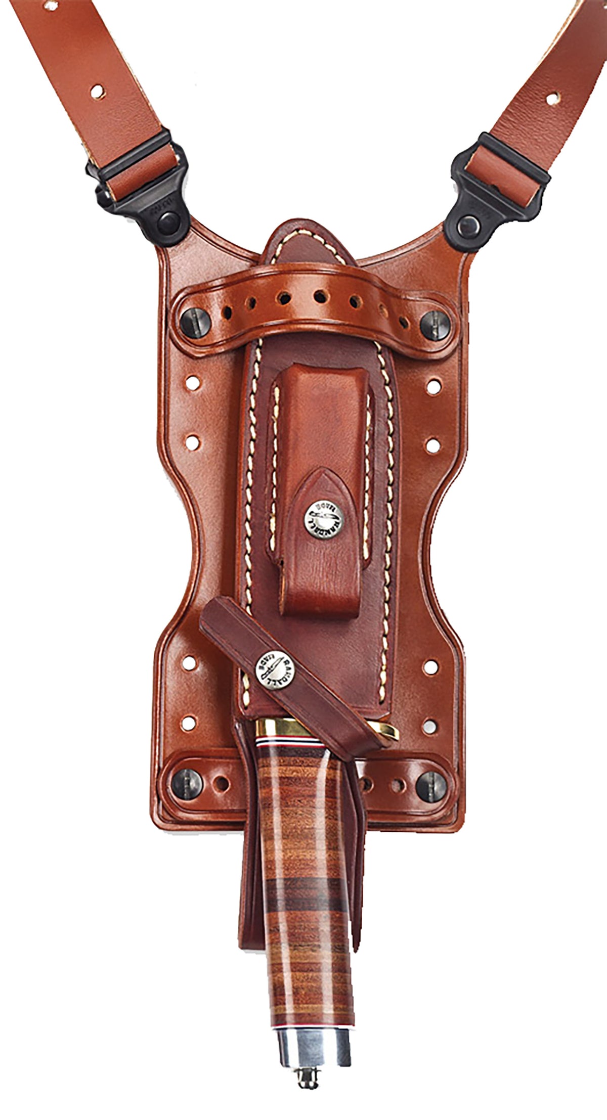 Galco SHU Shuka Over-the-Shoulder Knife Holder, Tan Premium Steerhide Leather