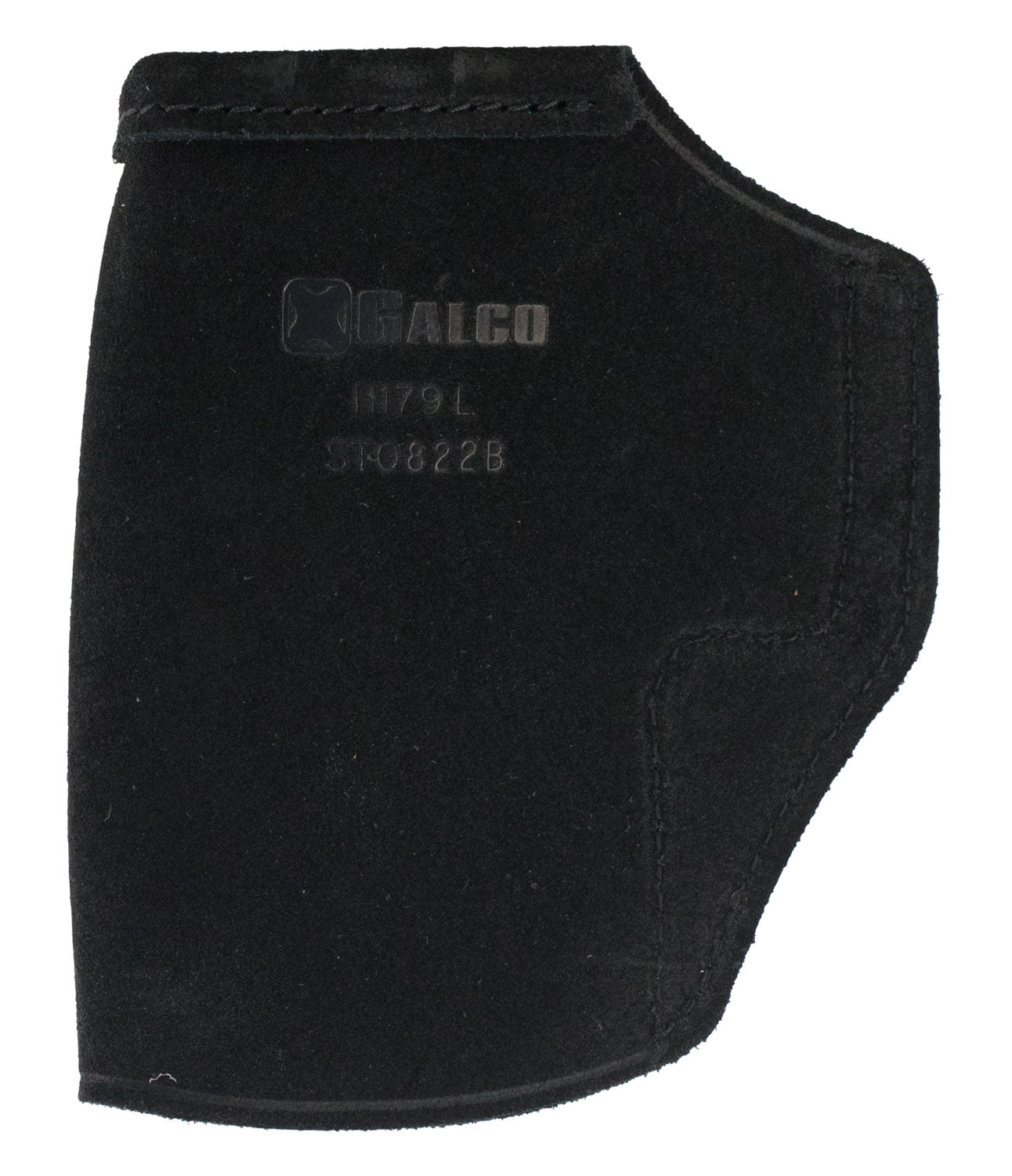 Galco STO836B Stow-N-Go IWB Black Leather Belt Clip Holster for Ruger LCP II/LCP Max Right Hand