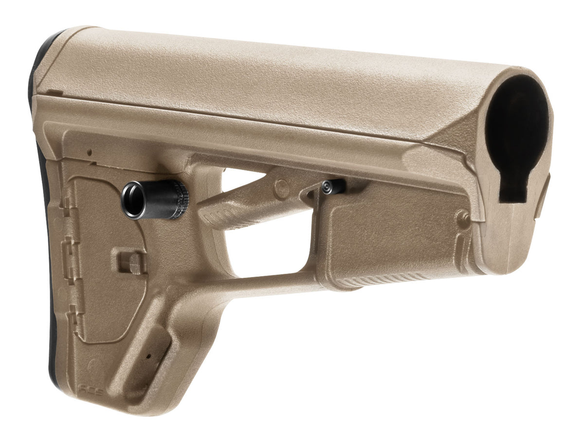 Magpul MAG378-FDE ACS-L Carbine Stock Flat Dark Earth for AR-15/M16/M4 Mil-Spec Tube