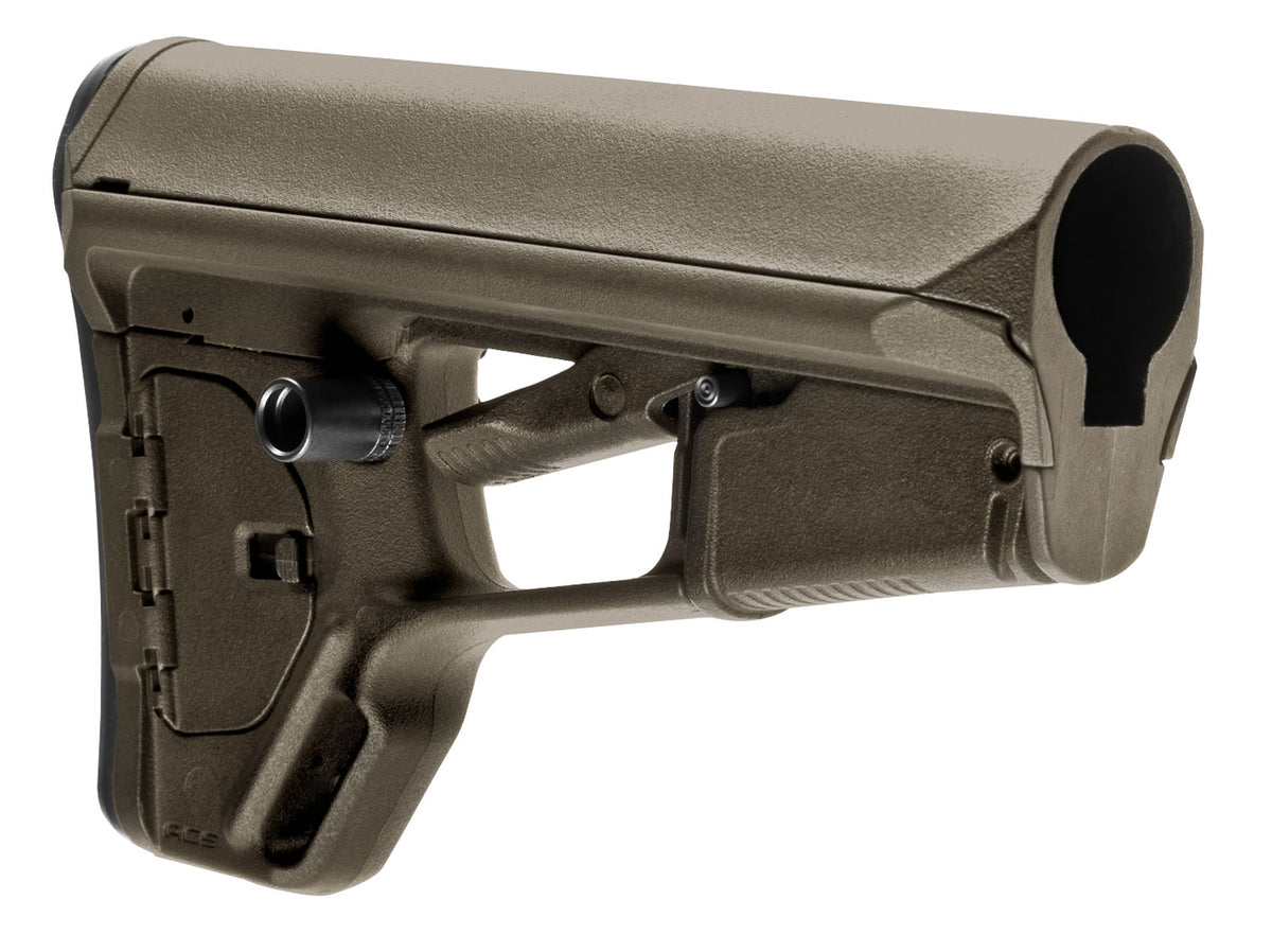 Magpul MAG378-ODG ACS-L Carbine Stock OD Green for AR-15/M16/M4 Mil-Spec Tube