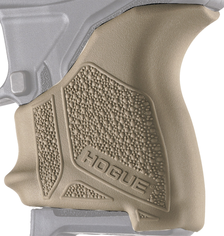 Hogue HandAll Beavertail Grip Sleeve for Ruger LCP II, Flat Dark Earth Rubber