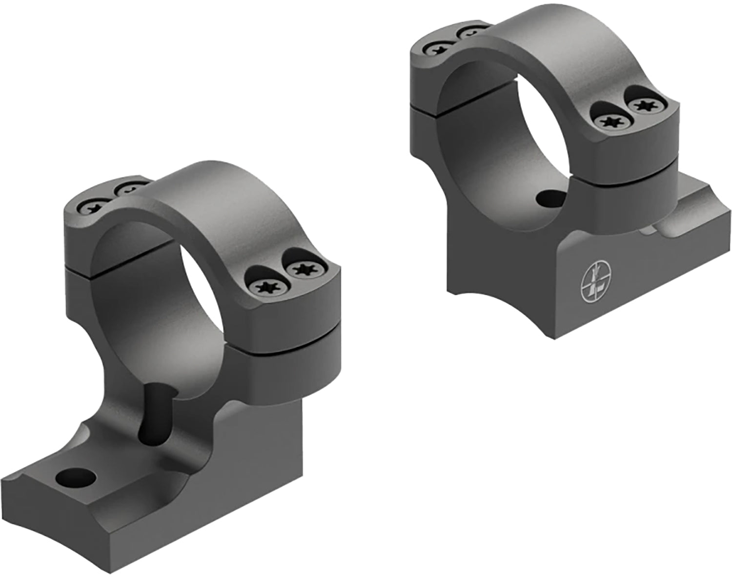 Leupold 171110 BackCountry Ring Mount Matte Black Weatherby Mark V 9-Lug 1-Inch Tube