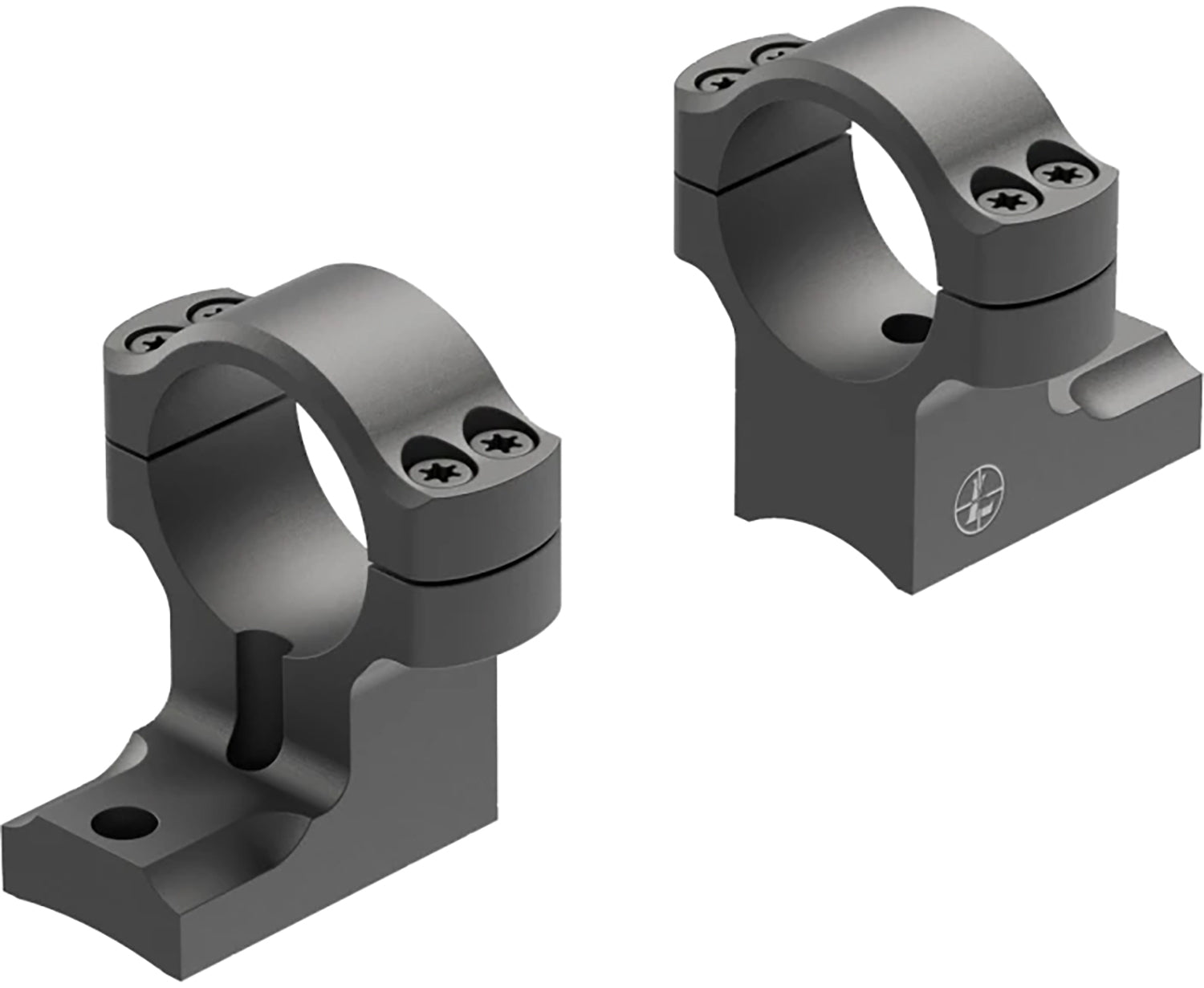 Leupold 171111 BackCountry Ring Mount Matte Black Weatherby Mark V 9-Lug 1-Inch Maintube