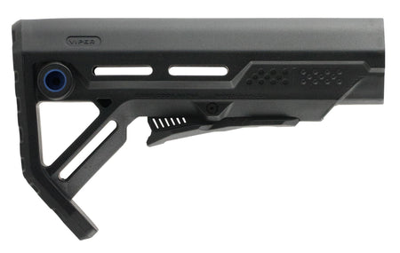 Strike Industries STRIKEESMOD1BKBLU MOD1 Mil-Spec Buttstock Black with Blue Accent for AR-15/M16