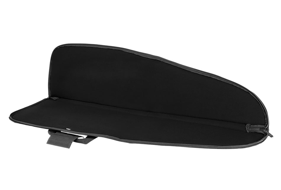NcStar CV290746 VISM Rifle Case Black PVC with Foam Padding, ID Holder, Double Zippers & Mag Pouches