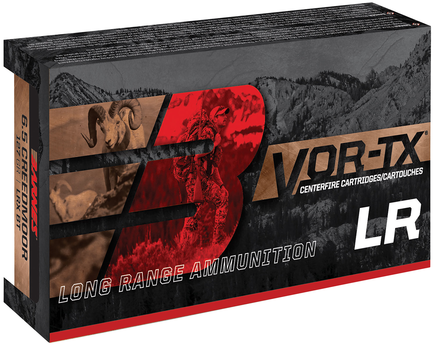 Barnes 31198 VOR-TX Long Range LRX Boat Tail  129 Grain .270 Winchester