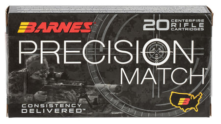 Barnes 30814 Precision Match Open Tip Match Boat Tail  112 Grain 6mm Creedmoor