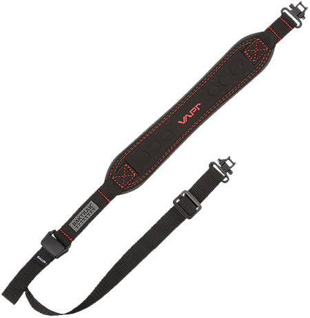 Allen 8375 BakTrak Vapor Rifle Sling Black/Red Nylon Adjustable with Cam Lock Buckle