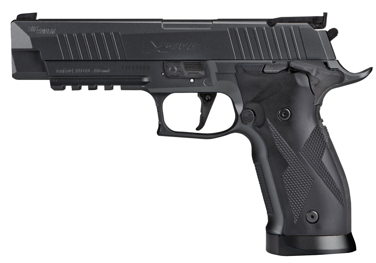 Sig Sauer P226 X-Five CO2 Air Pistol .177 Pellet 20+1 4.50" Black Polymer Grips