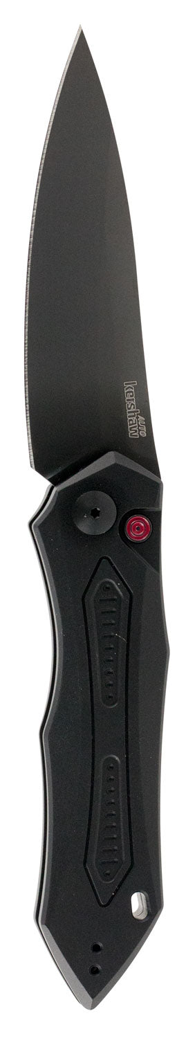 Kershaw 7800BLK Launch 6 Folding Auto Knife 3.75" Drop Point Black DLC CPM 154 Blade Black Anodized Aluminum Handle