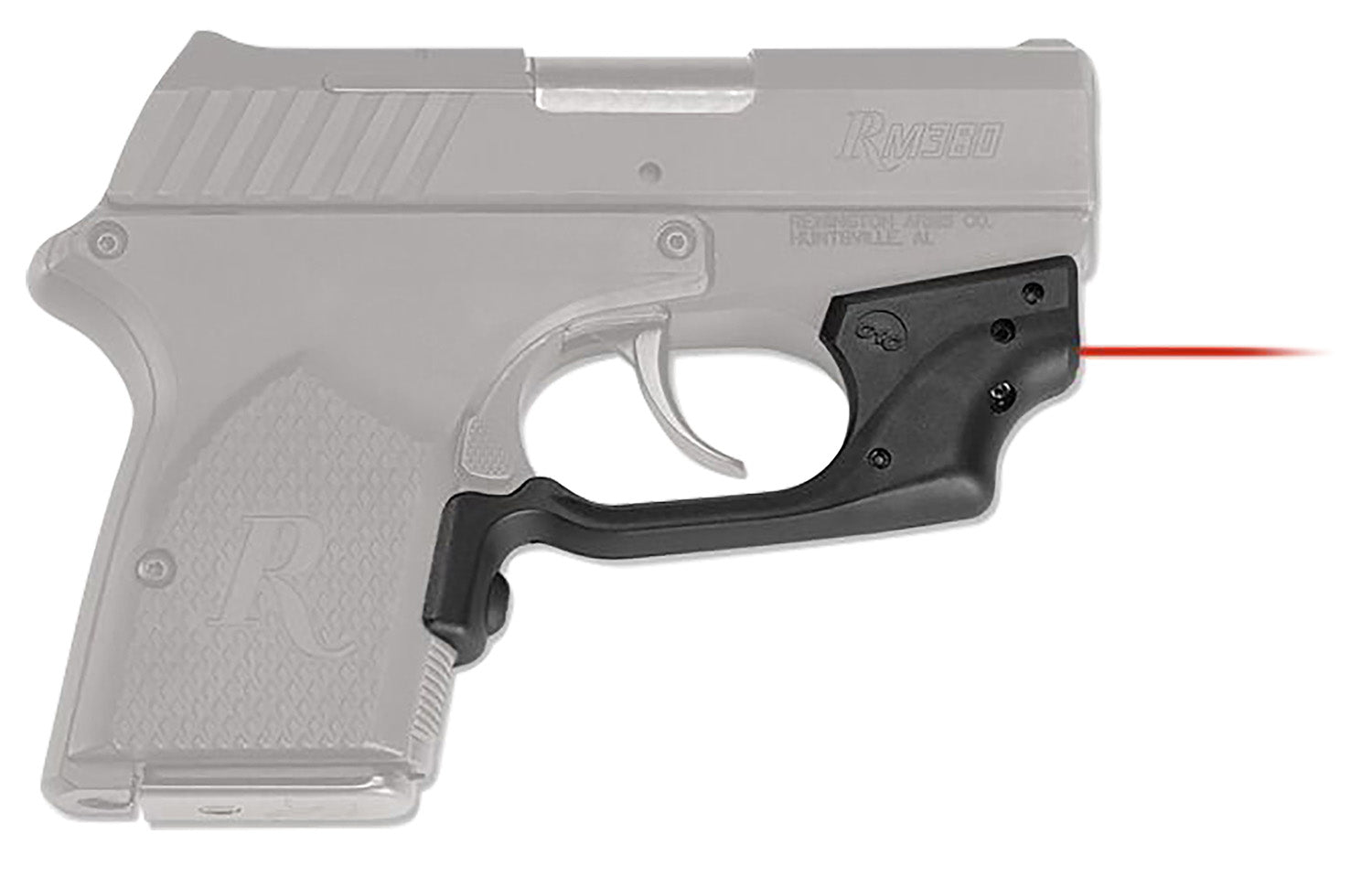 Crimson Trace 0145501 Laserguard Red Laser for Remington RM380 Black Polymer