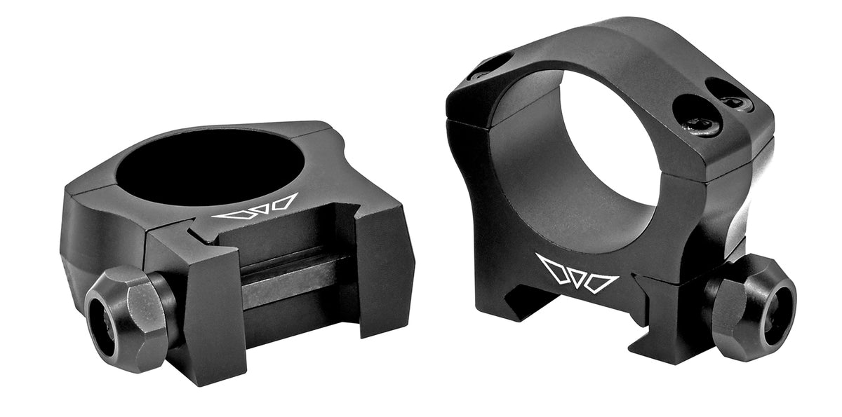 Warne 7200M Mountain Tech Scope Rings Matte Black 1 Inch Low 0 MOA